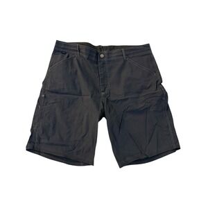 KUHL Mens Size 40 Black Outdoor Hiking Cargo Shorts Adventure Ready